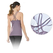 Майки без рукавов для йоги, майка с перекрестными ремешками, открытый тренажерный зал, спортивные топы для йоги, для бега, спортзала, одежда для тренировок