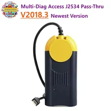 V2018.3 сканер ACTIA Multi-Diag J2534 устройство для пропуска доступа через OBD2 Многоязычное устройство идеально подходит для самостоятельных мастерских для широких транспортных средств