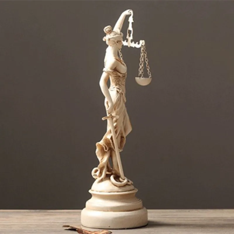 Песчаник греческая статуя Themis украшение дома аксессуары песчаник Греческая богиня справедливости Статуя Скульптура