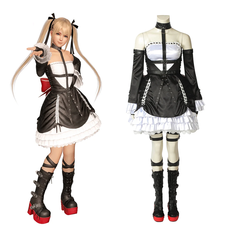 

Cosplaylegend Game DEAD OR ALIVE 6 Marie Rose Cosplay adult costume all size custom made outfit with shoes