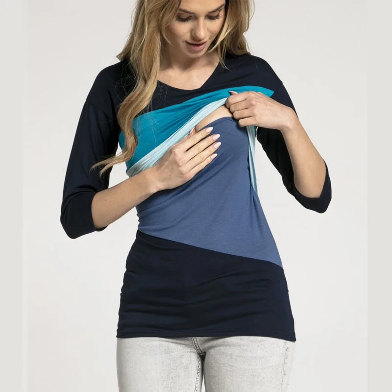 Bottom Maternity Tops For Pregnant Women Clothes Nursing Shirts Breastfeeding Pregnancy Tops Feeding Mother Lactation Wear Bottom Maternity Tops For Pregnant Women Clothes Nursing Shirts Breastfeeding Pregnancy Tops Feeding Mother Lactation Wear