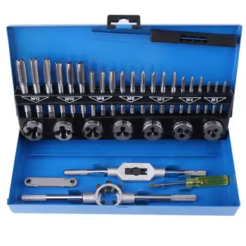 

32Pcs/Set Alloy Steel Metric Tap Die Plug Digital Electronic Device Repair Hand Home Tools Bit For Computer PC Mobile Phone