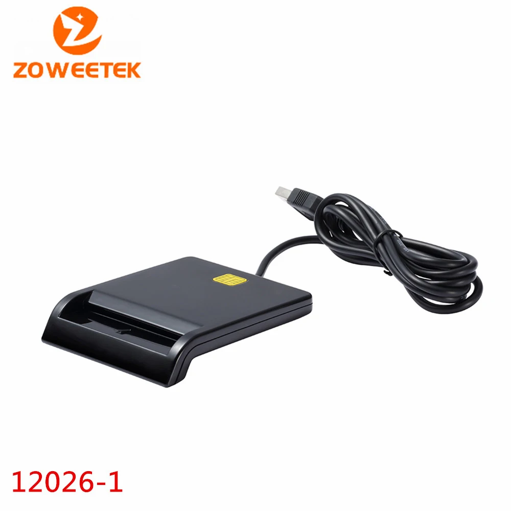 Zoweetek 12026 1 Brand New Easy Comm USB Smart Card Reader IC/ID card