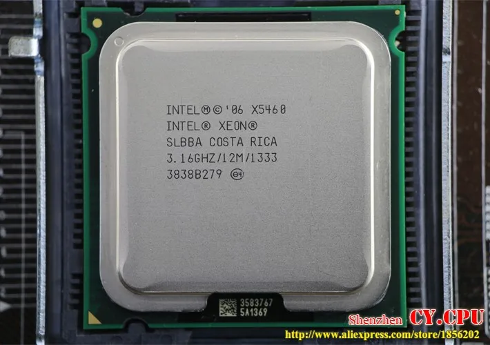 INTEL XEON X5460 3,16 GHz/12 M/1333 Mhz/cpu равный LGA775 Core 2 Quad Q9750 cpu, работает на материнской плате LGA775 без адаптера