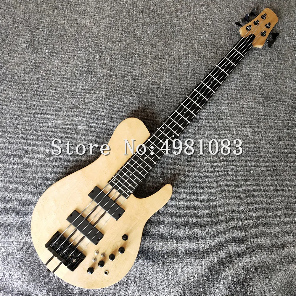 

High quality 5 string bass log bass Butterfly Bass free shipping