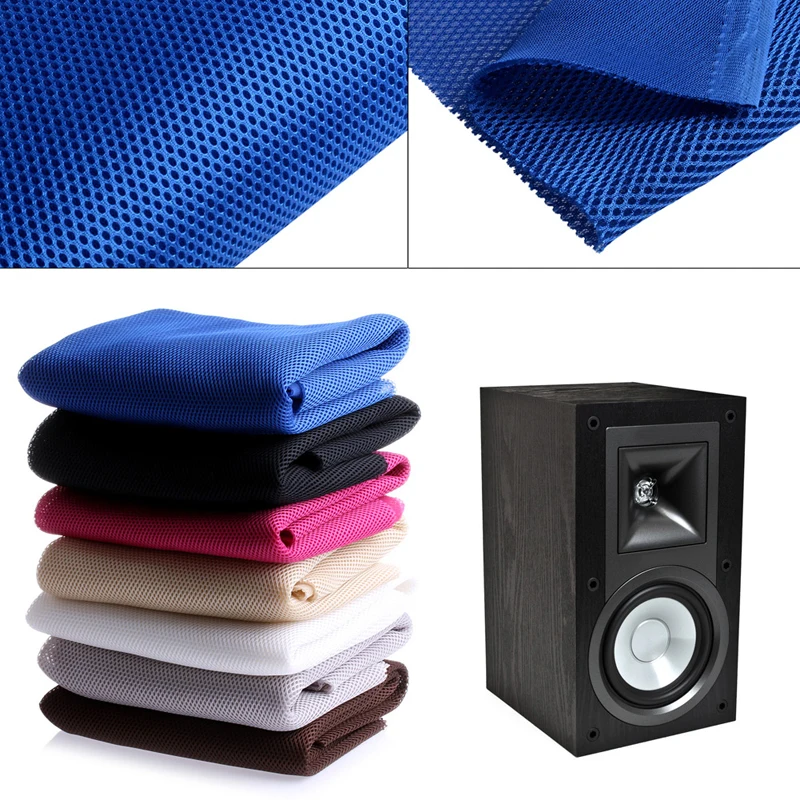 

1 PC 140cm x 50cm Speaker mesh Speaker grill Cloth Stereo Grille Fabric Dustproof Audio Cloth 6 Colours