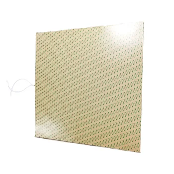 

1040*1040*1.5mm 120v 5000w Big Size Silicone Heater for Machine adhesive 1 side 1000mm lead wire come out from middle of 1 side