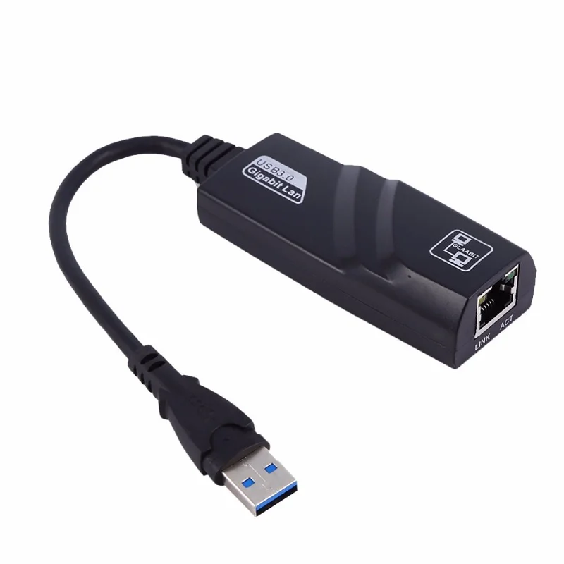 USB 3,0 к RJ45 Gigabit Ethernet сетевой адаптер проводной Lan для Mac OS/Windows/Android/IOS с адаптером Ethernet