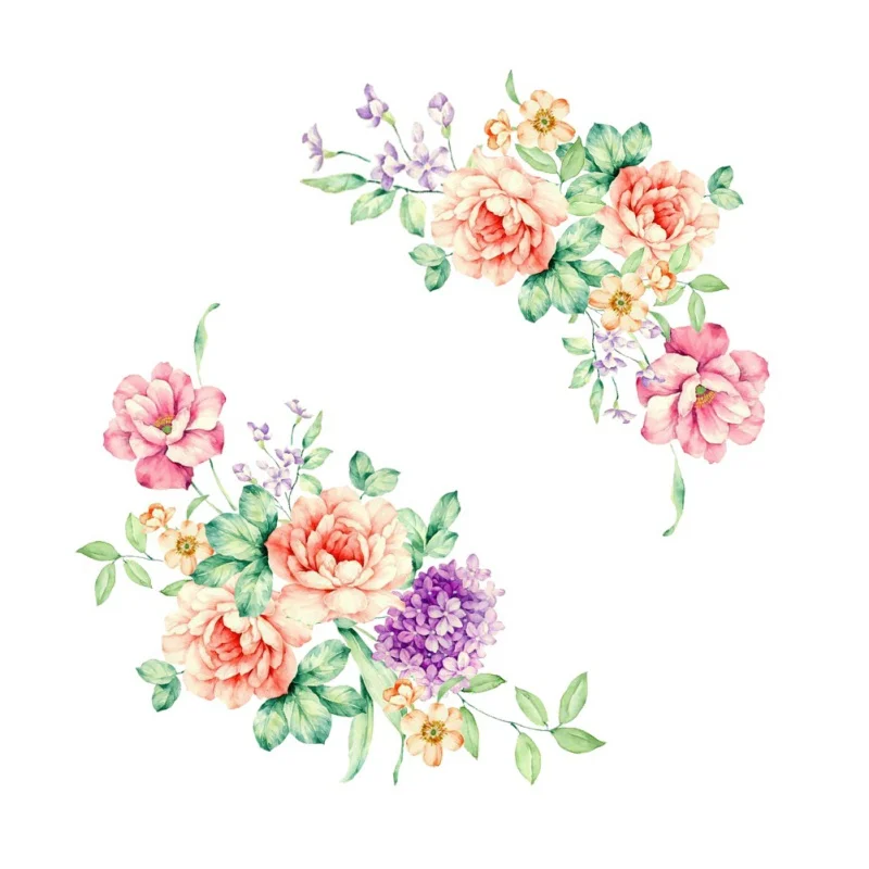

2019New Colorful Flowers 3D Wall Stickers Peony Fridge Stickers Wardrobe Toilet Bathroom Decoration PVC Wall Decals/Adhesive
