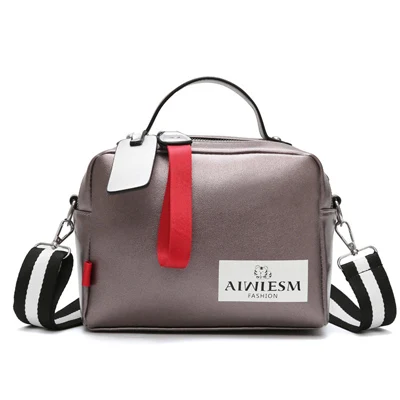 Большая вместительная роскошная сумка, женские сумки, дизайнерские сумки с двойной молнией, одноцветные сумки для женщин, горячая распродажа, женская сумка,, черная женская сумка - Цвет: Bronze