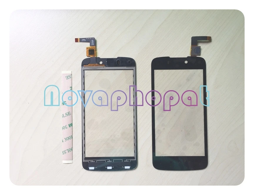 

Novaphopat Black Sensor Screen For DNS S4508 4508 Touch Screen Digitizer Screen Front Glass Sensor Replacement + Tracking