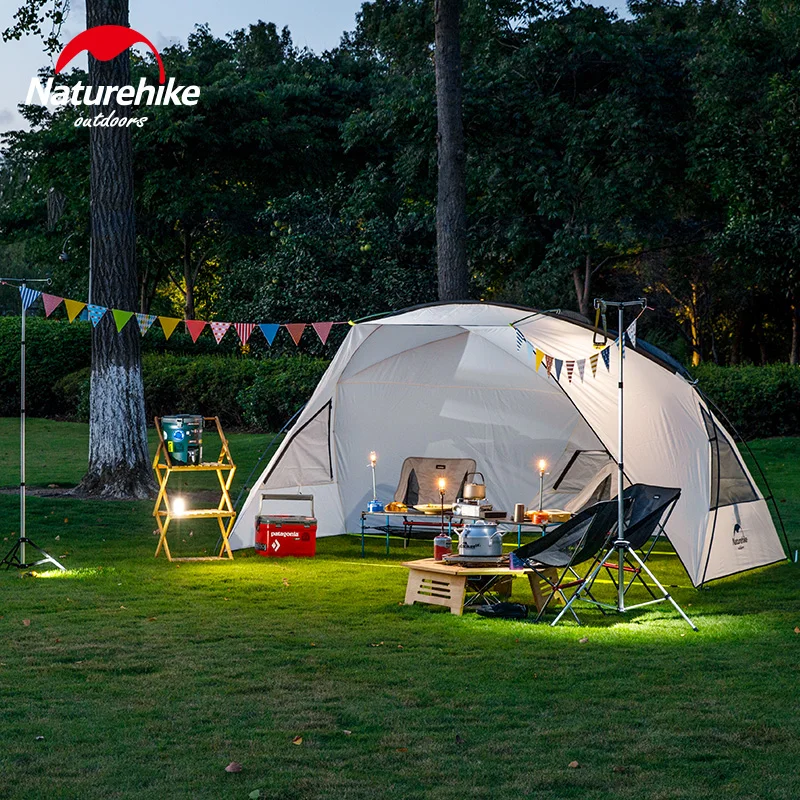 

Naturehike Outdoor Beach Awning UPF40+ UV Protection Tarp Sunscreen Sun Shelter Rainproof Large Party Tent For Garden Picnic