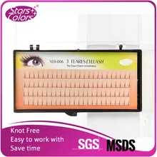 10 лотков 3 осветительные ресницы 4 линии без узелков натуральные накладные локоны C ресницы макияж инструменты легкая работа с