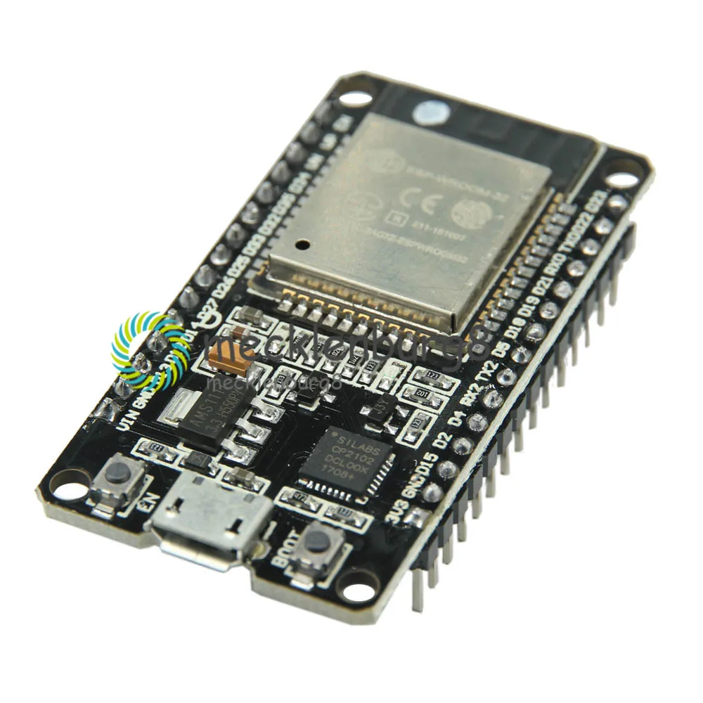 ESP-32 ESP-32S беспроводной WiFi Bluetooth макетная плата 2,4 ГГц Micro USB CP2102 двухъядерный модуль ESP32 с контактами за пределами ESP8266