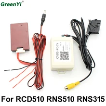RGB BOX Adattatore V9.3 Aftermarket Videocamera vista posteriore CVBS/AV per RGB Convertitore Adattatore Per VW Volkswagen RCD 510 RNS 510 RNS 315