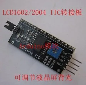 

FREE SHIPPING 5PCS/LOT IIC / I2C Serial Interface Board Module Port For 1602 2004 LCD Display