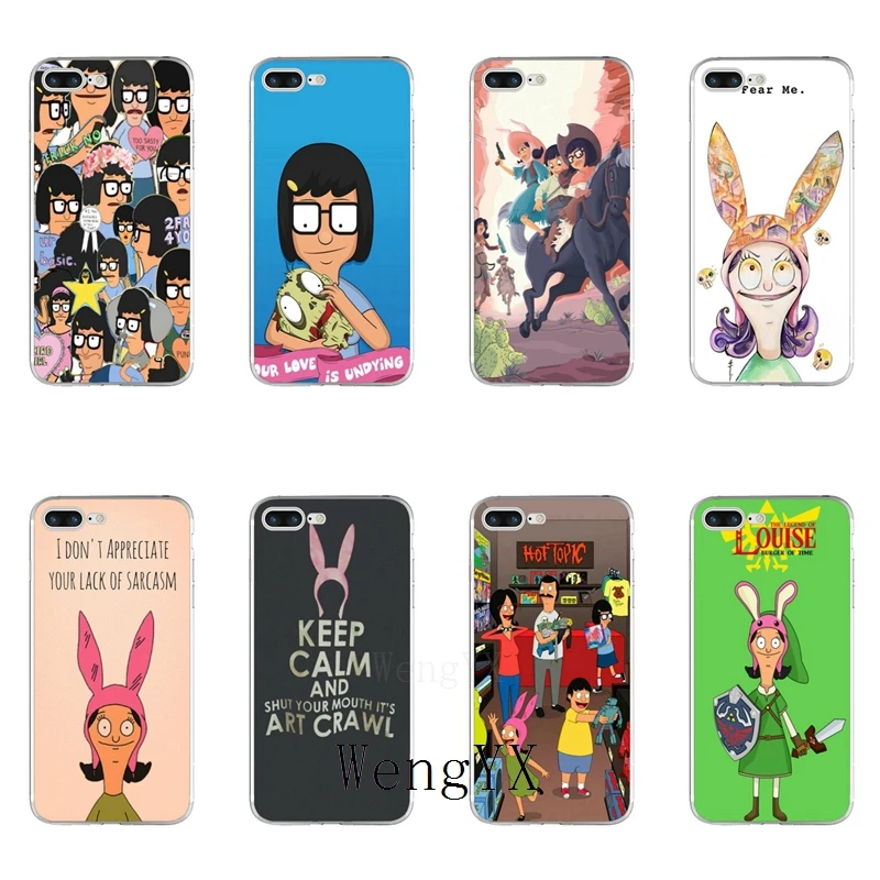 

cartoon Bob Is Burgers Lovely Slim silicone TPU Soft phone case For Huawei P7 P8 P9 P10 P20 pro Lite plus P Smart Mini 2017