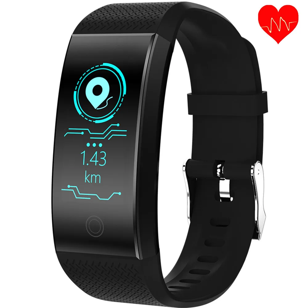 QW18 Smart Band Фитнес браслет шагомер монитор сердечного ритма IP68 Водонепроницаемый