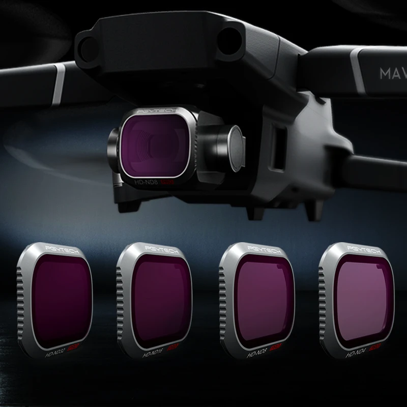 Комплект фильтров PGYTECH для DJI MAVIC 2 Pro фильтр объектива ND8 ND16 ND32 ND64 PL камеры