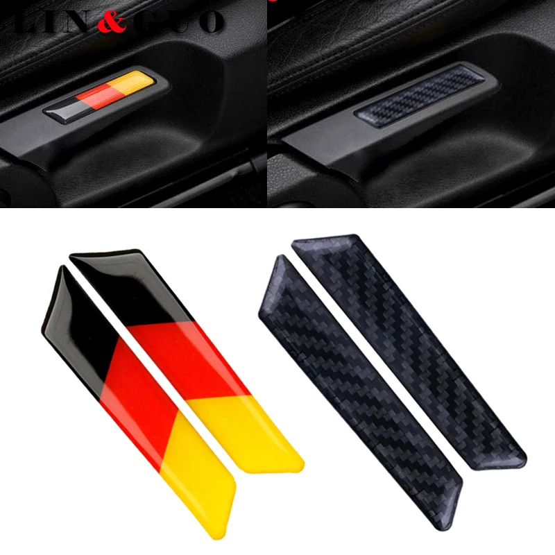

2Pcs Car Styling Carbon fiber Sticker Lift Wrench Handle Seat Insert Trim Cover For Volkswagen VW Golf 5 6 MK5 MK6 GTI