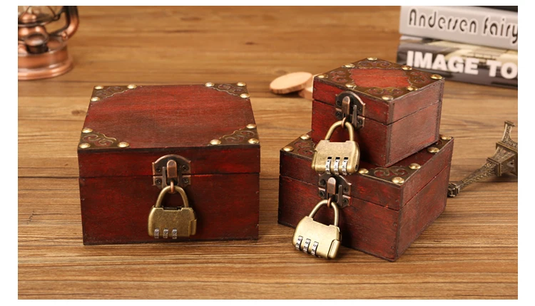 Винтажная маленькая коробка для ювелирных изделий, жемчужное ожерелье, браслет, Подарочная коробка, деревянная коробка zakka, органайзер для хранения, марка ручной работы, узоры