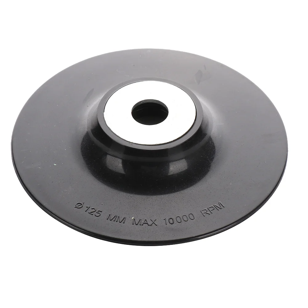 5 inch 125mm Screw M14 Disc Buffing Bonnet Wheel Sander Special Sander Polishing Disc Angle Grinder Chassis Rubber Backing Pad 5 inch 125mm Screw M14 Disc Buffing Bonnet Wheel Sander Special Sander Polishing Disc Angle Grinder Chassis Rubber Backing Pad