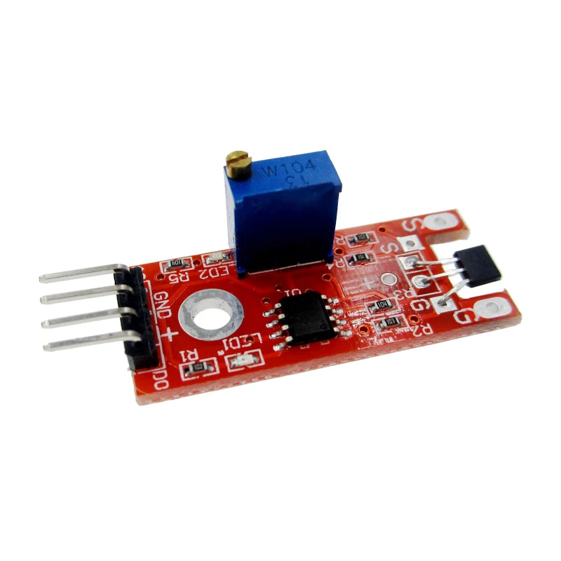 

Smart Electronics 1pcs 4pin KY-024 Linear Magnetic Hall Switches Speed Counting Sensor Module