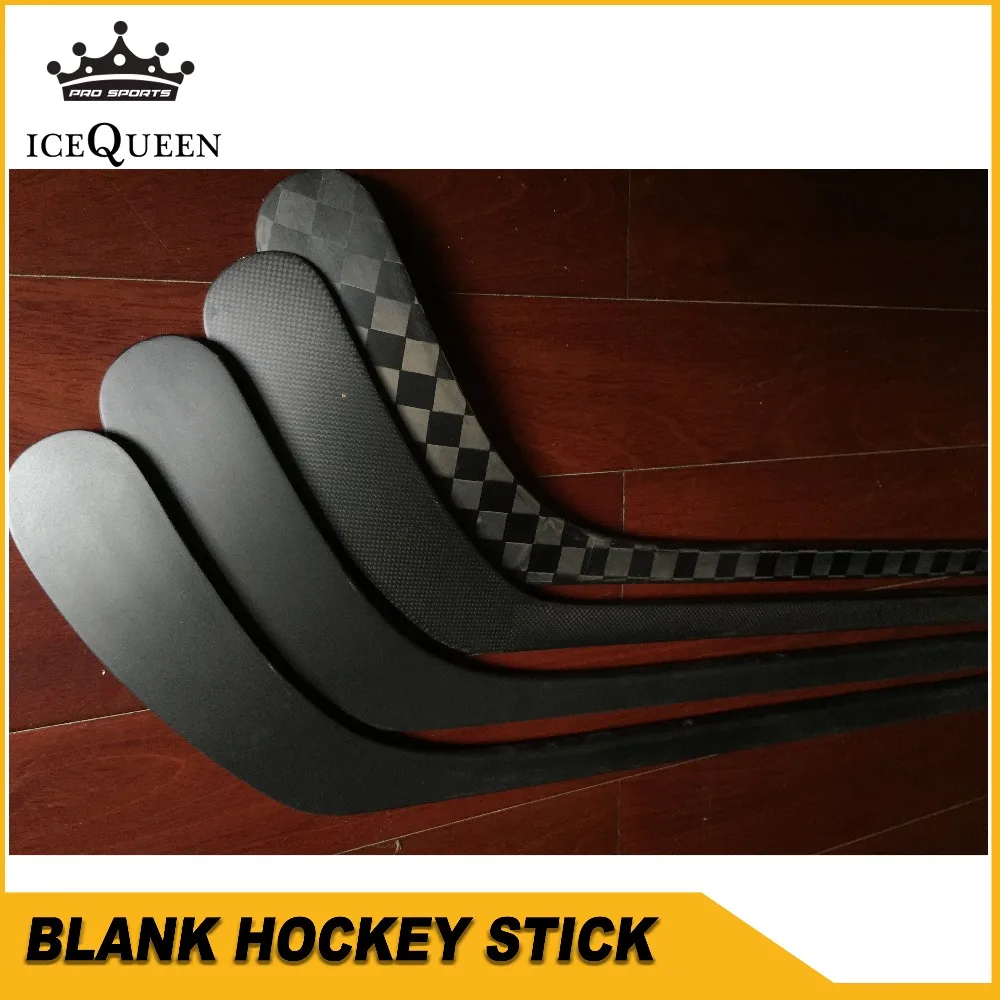 [Custom stick] Бесплатная доставка пустая хоккейная палка с Карбоновым плетением на