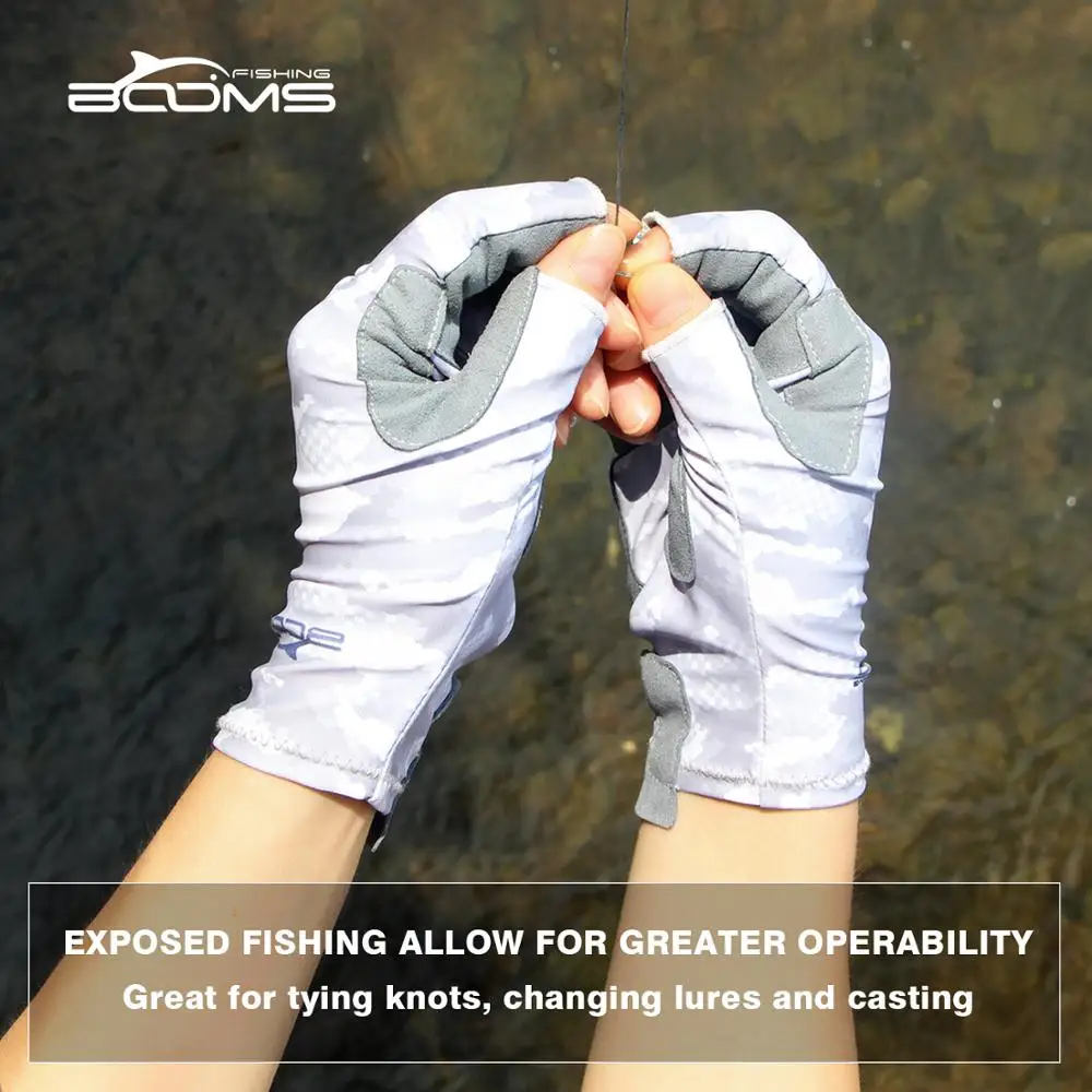 Najtaniej Wysięgniki wędkarskie FG2 wędkarskie pół palcowe rękawiczki bez palców, wędkarstwo muchowe anty uv ochrona przeciwsłoneczna UPF50 + antypoślizgowe oddychające Outdoor