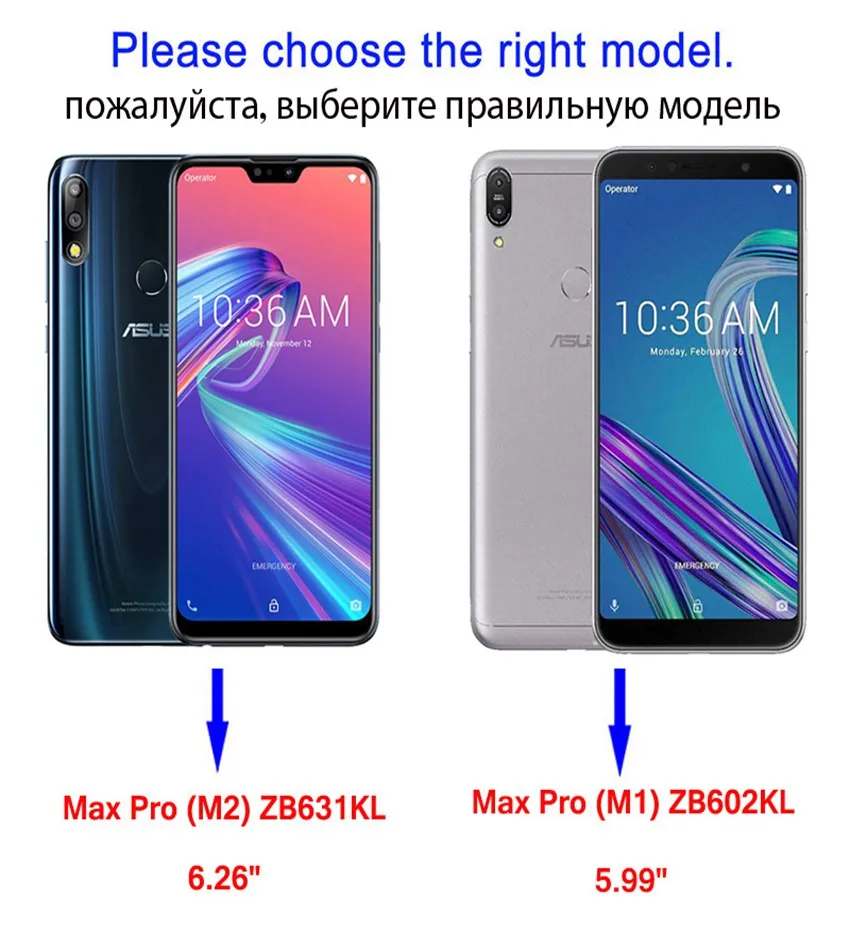 Olhveitra для ASUS ZenFone Max Pro M1 ZB602KL чехол 360 чехол из закаленного стекла для Asus Zenfone Max Pro M2 ZB631KL защита экрана