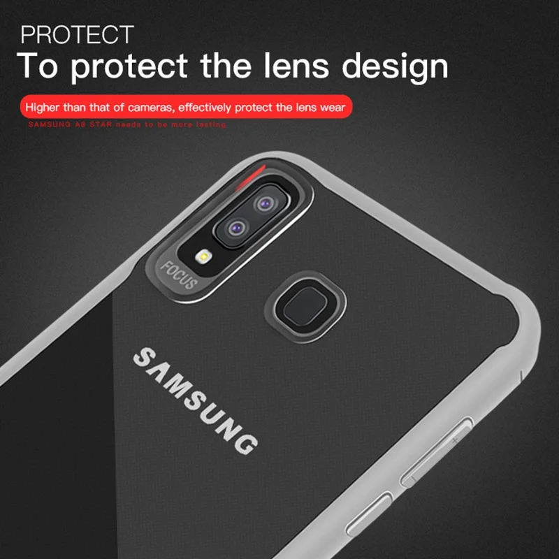 Чехол для телефона Samsung Galaxy J4 J6 A8 Plus 2018 Мягкий противоударный чехол из ТПУ S9 S8 Note 8 9