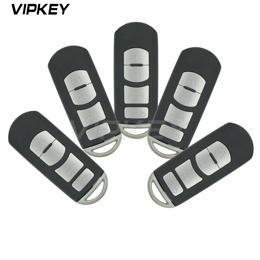 Remotekey 5 шт. смарт ключ чехол 2009 2010 2011 2012 2013 Замена 4 кнопки для Mazda CX 7 3 6 с держатель