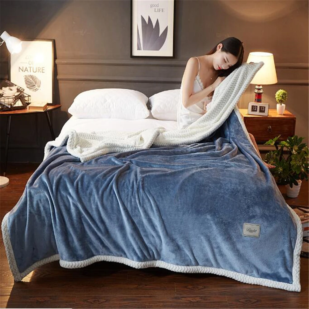 Winlife Solid Color Winter Blanket Ultra Silky Soft Heavy Duty Quality Multiple Color Throw Blanket Blankets Aliexpress