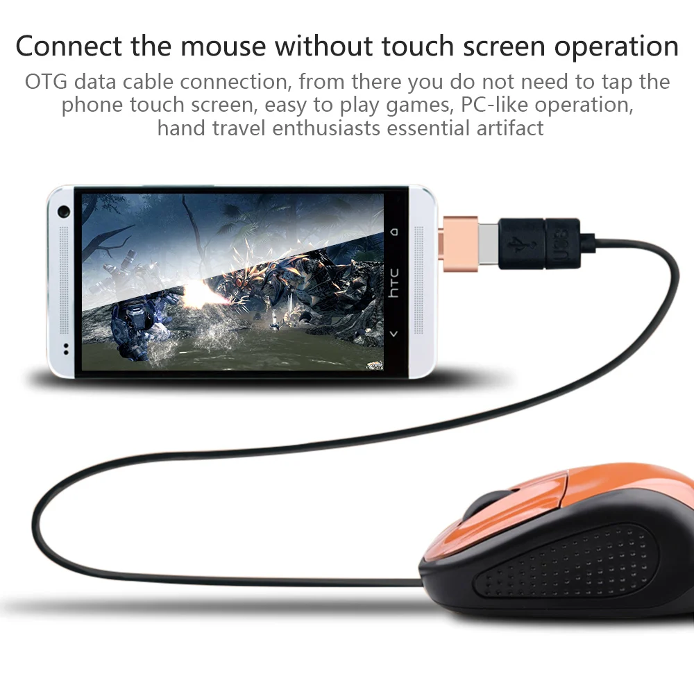 Мини микро USB OTG Hug конвертер для камеры планшета MP3 адаптер Samsung Galaxy S3 S4 Sony LG