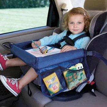 

Toddlers Plate Car Painting Table Baby Stroller Accessories & Parts Infants Drawing Board Infants Multi-function Car Tables Tray