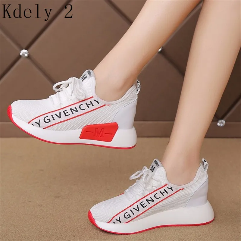 

2019 Women's Sneakers Fashion Mesh Round Toe Cross Straps Flat Sneakers Sport Walking Running Shoes Breathable Casual Shoes Hot