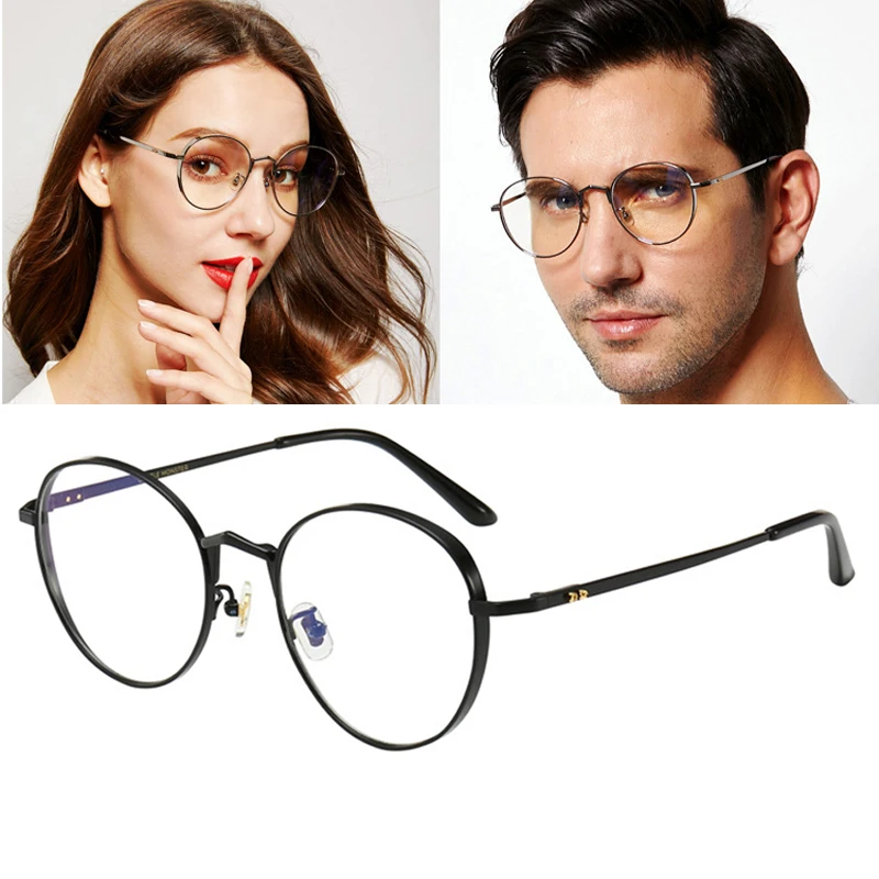 

Brand Titanium Retro Round Optical Glasses Frame Men Women Eyeglasses Lightweight Spectacle Frame Eye Glass Oculos de Grau