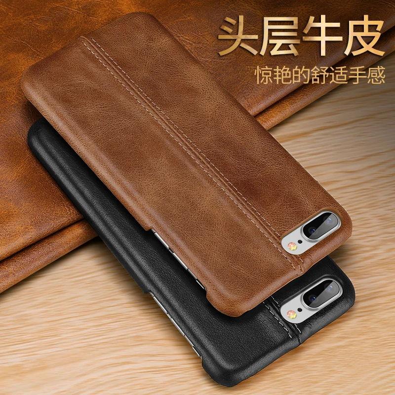 

CYBORIS for Apple 7 7Plus 8 8Plus X Case Genuine Leather Case for iPhone 6 6s 6Plus 6sPlus Real Cow Leather Pattern Back Cover