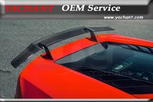 Super Light NEW Dry Carbon Fiber Bodykit Trunk Spoiler Fit For 2014-2016 Hurcan LP610-4 Voesteiner Style GT Wing Rear Spoiler