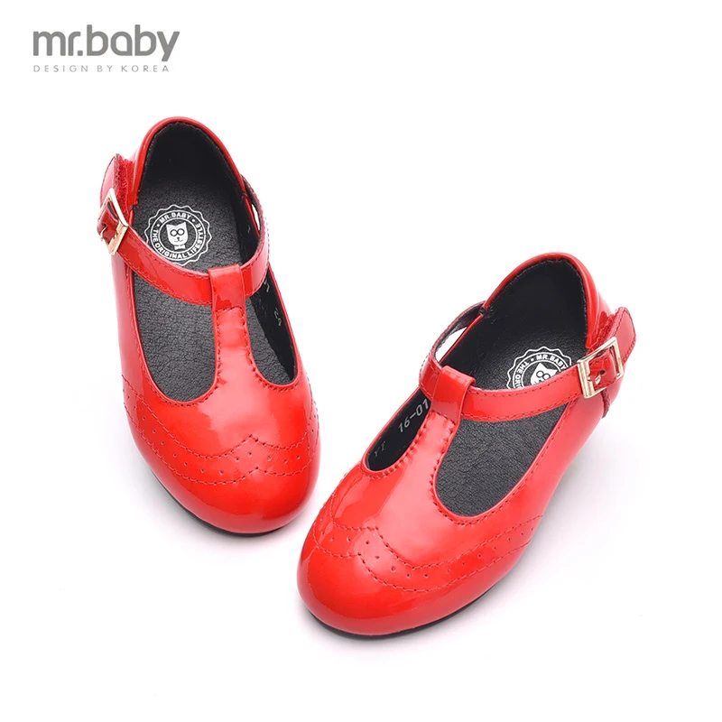 

my.baby 2016 spring and autumn  child Princess shoes minimalist baroque retro leather shoes