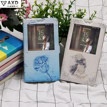 Флип-чехол с окошком для ASUS ZenFone 3 Max ZC553KL ZC520TL X008, защитный чехол с рисунком для Zoom ZE553KL S ZC521TL