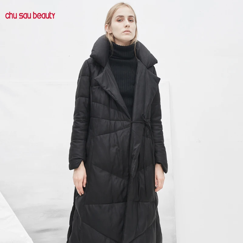 Outwear women overcoats warm women's parkas thicken winter hooded jackets ladies coats casual long parka female plus size