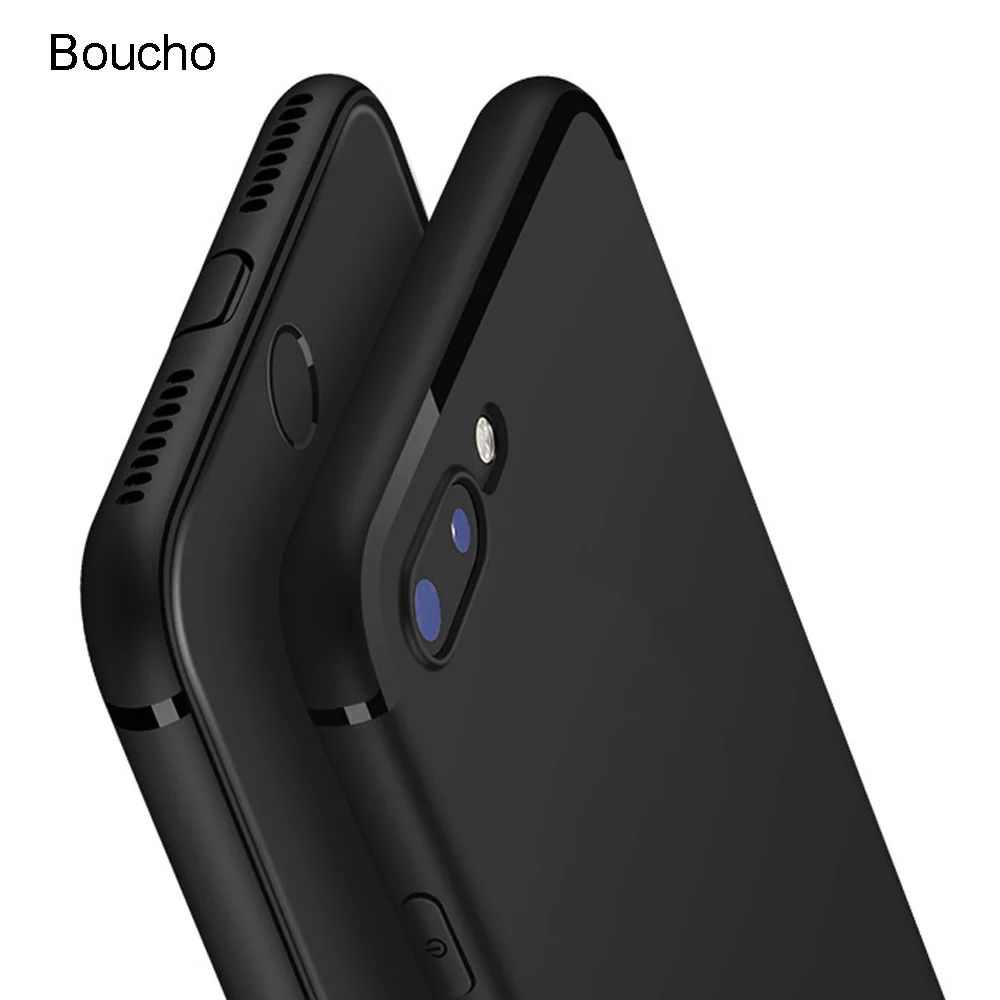 Boucho чехол для iPhone 8 plus встроенный пылезащитный тонкий мягкий силиконовый SE 5 5S 6 6s 7