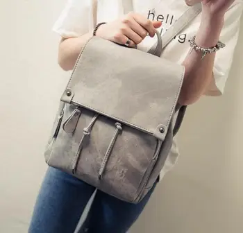 

ETN BAG 081516 hot sale lady fashion PU leather backpack student school bag