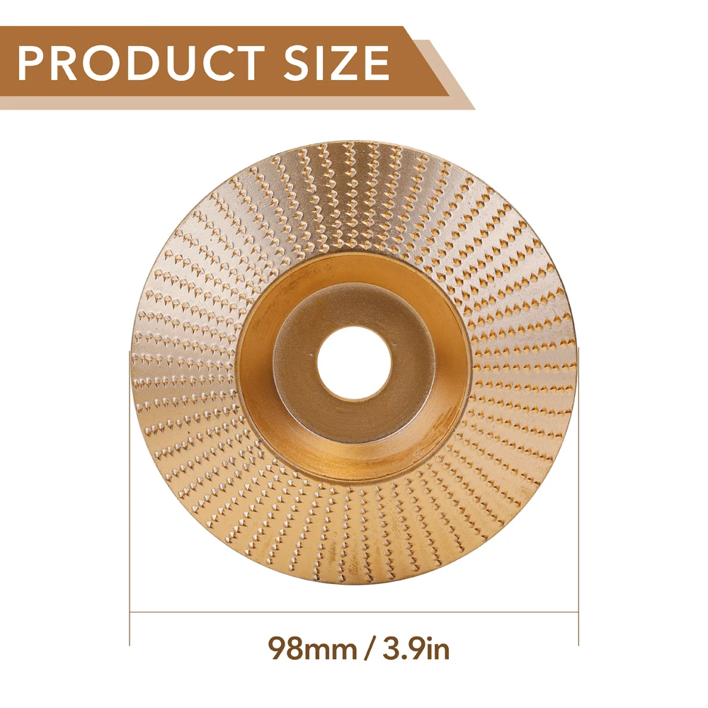 

Wood Angle Grinding Wheel Sanding Carving Rotary Tool Abrasive Disc For Angle Grinder Tungsten Carbide Coating Bore Woodworking