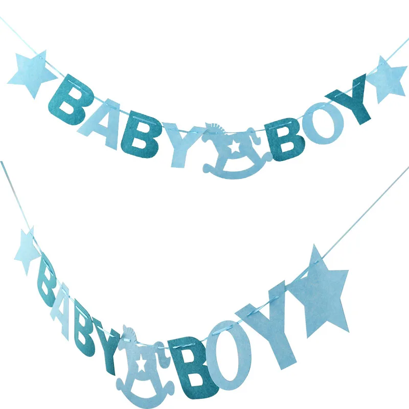 3 м Baby Shower для маленьких мальчиков/для девочки, войлок баннер украшение для вечеринки овсянка Home Decor пользу вечерние поставки и дни рождения для малышей и детей постарше рождественские украшения