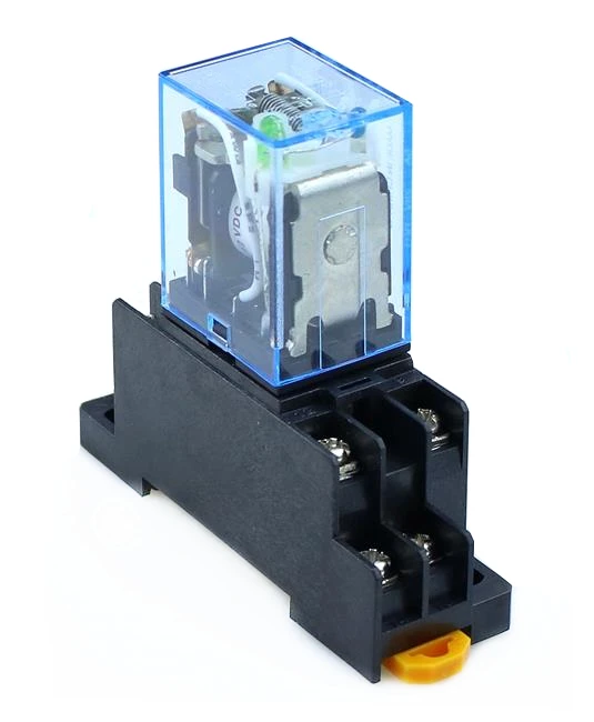 Relé com Soquete 12 v 24 dc - 110 ac 220 Bobina Dpdt General Purpose Micro Mini Base 10 Pcs My2p Hh52p My2nj 5 24 V DC 110 V AC 220