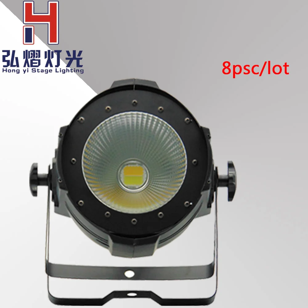 

Hongyi Stage Lighting 8pcs/lot COB Led Par Light 100W cool white and warm white DJ Disco Stage Lighting Effect For Home Party