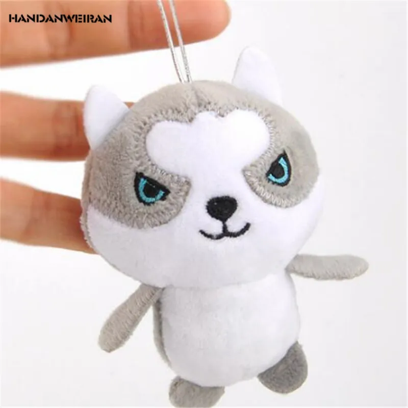 

HANDANWEIRAN 1Pcs PP Cotton New Kawaii 10CM Cute Dog Stuffed Toys Pendant Boutique Explosion Gift Plush Toy Doll For Kid's Party