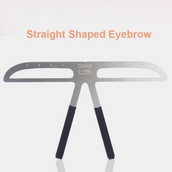 

1pc/lot Professional Tattoo Supplies Eyebrow Stencils Template Shaping Position Measuring Eyebrow Ruler for Makeup Beauty Tools
